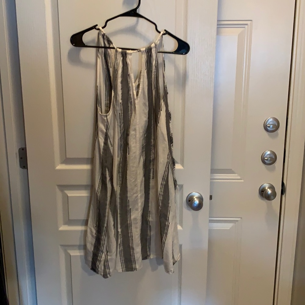 Medium black and white Striped Dress